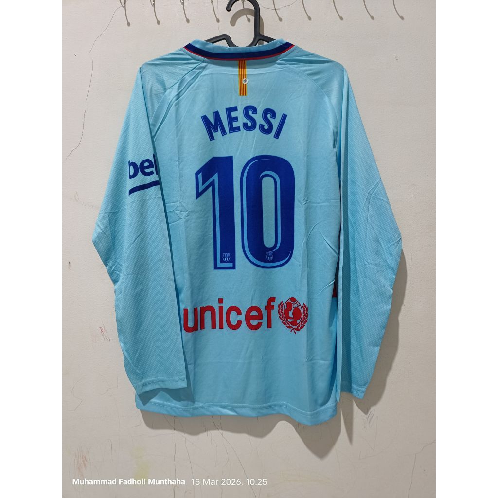 Jersey Langka Barcelona Away LS 2017/2018