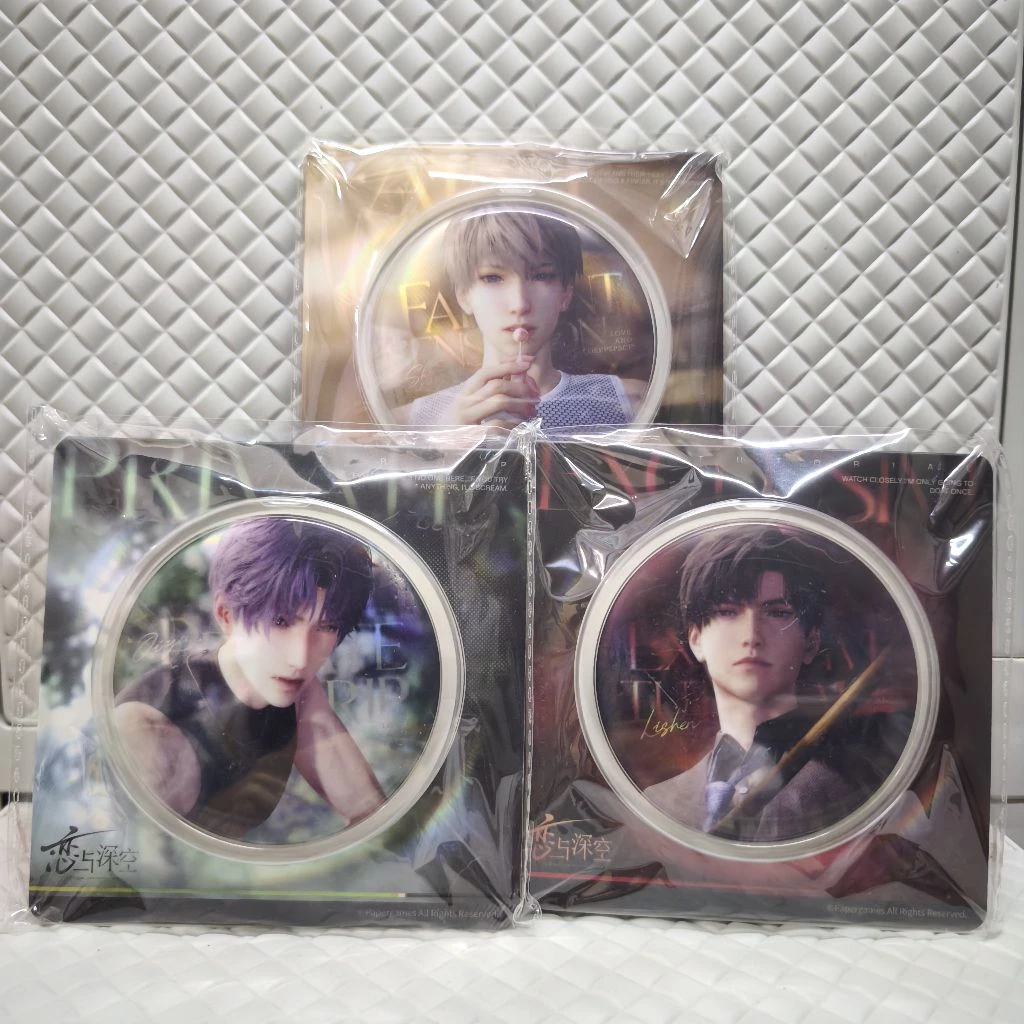 Limited Official Merchandise Love and Deep Space: Heartrate Imbalance Series Tinplate Can Badge - Xa