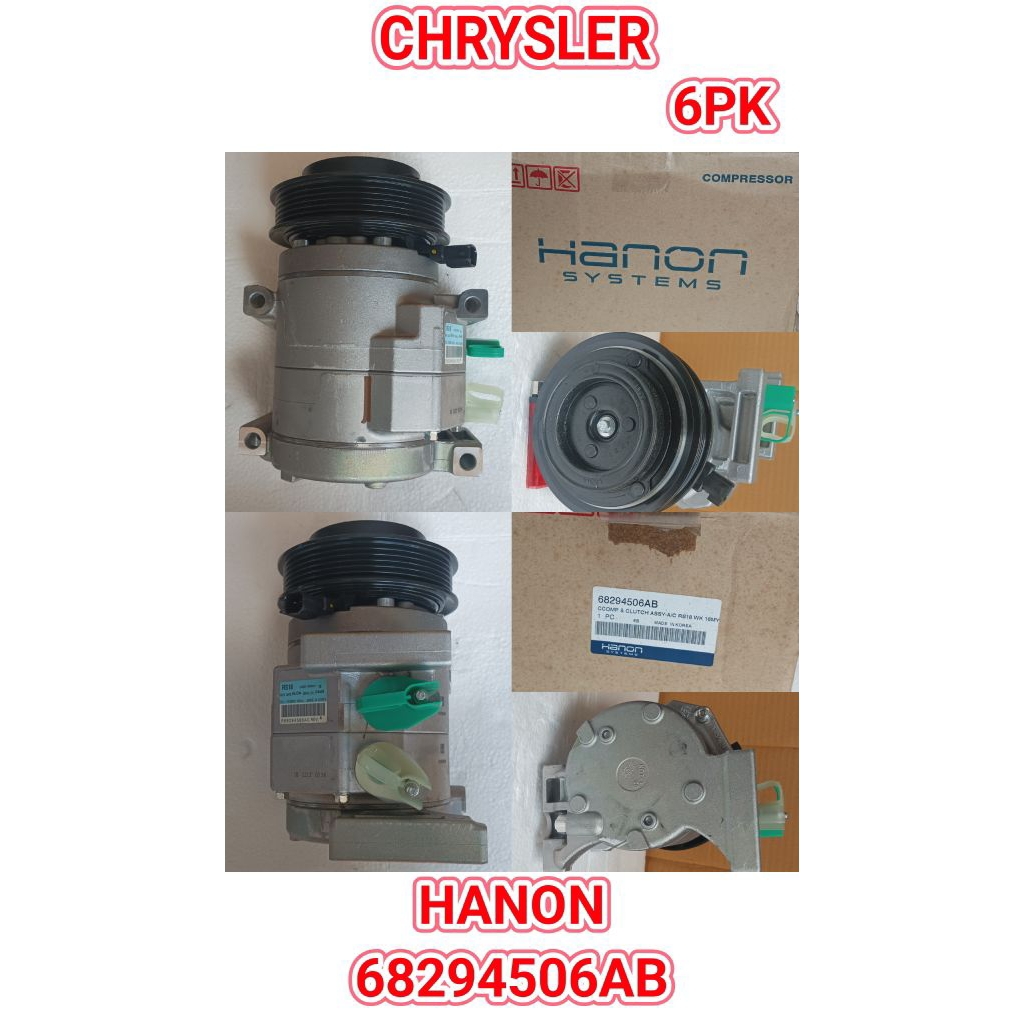 Compresor Kompresor AC Mobil  Chrysler 300C Lx 3.6L Petrol Hanon asli original