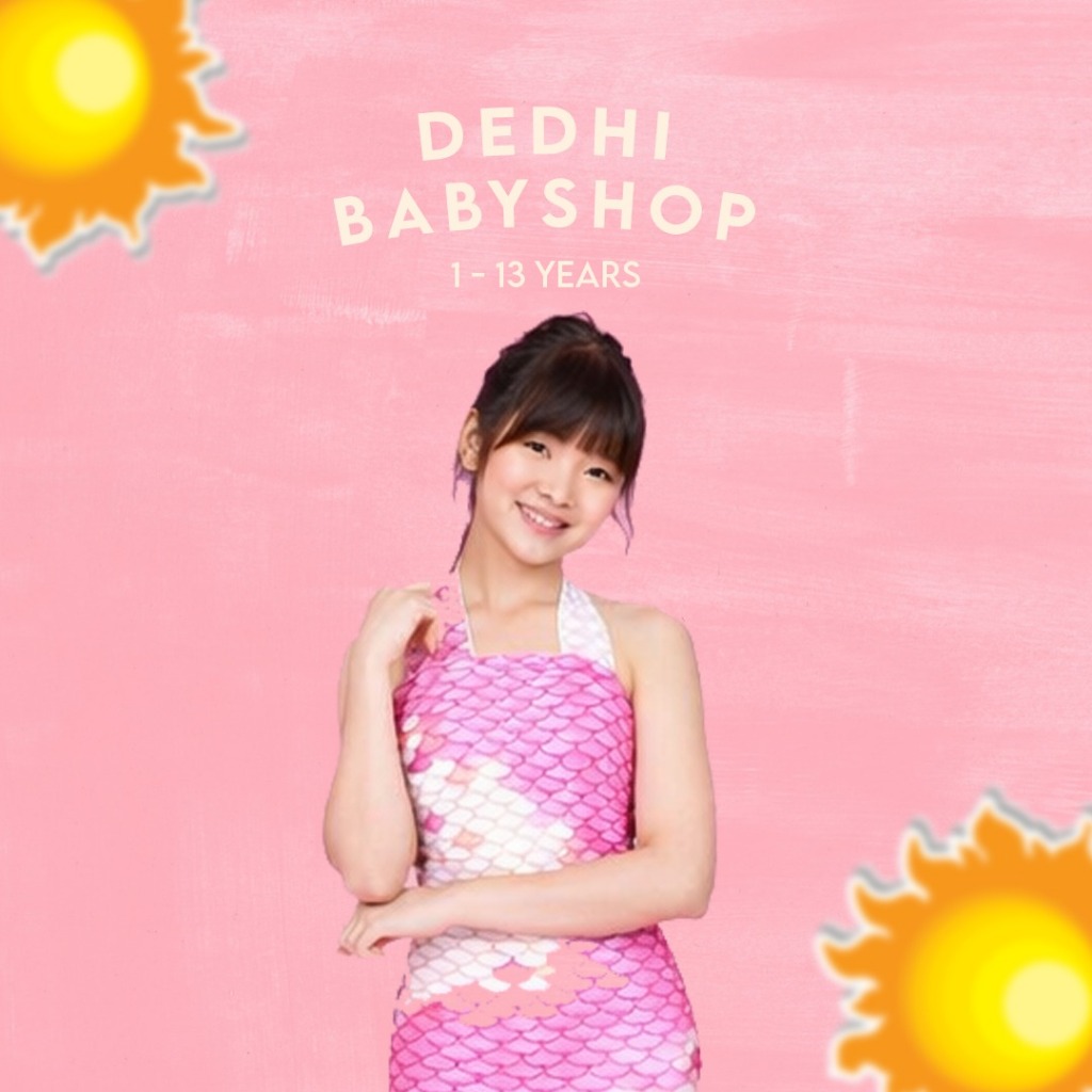 Dedhibabyshop Kostum Mermaid Putri Duyung Premium Warna Koi Pink Size XL untuk Remaja dan Dewasa Bah