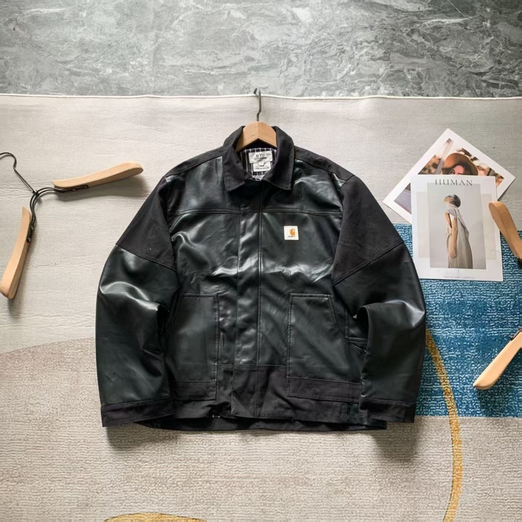 Junya Watanabe x CAR WIP Black Edition Faux-Leather Jacket