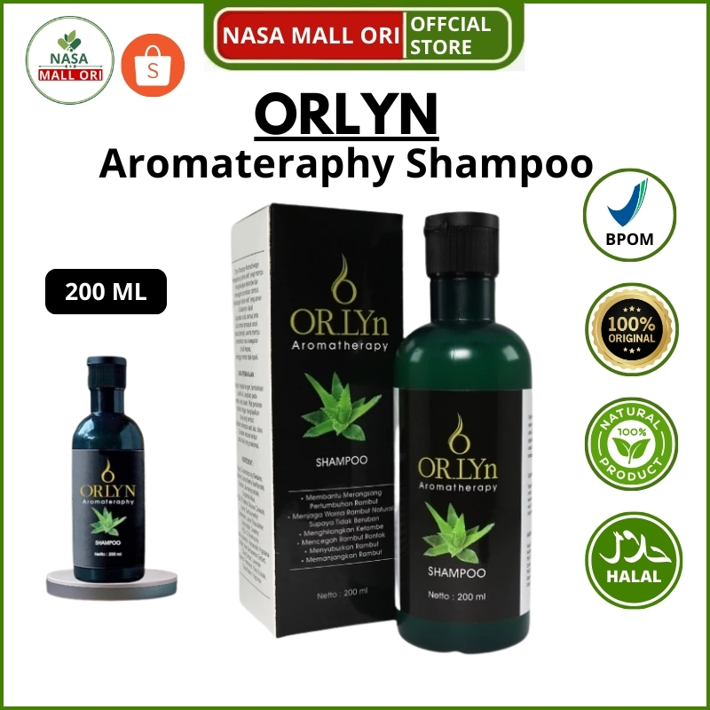 Orlyn Shampo NASA Shampo Herbal Rambut Rontok Menyuburkan Rambut Aromatherapy