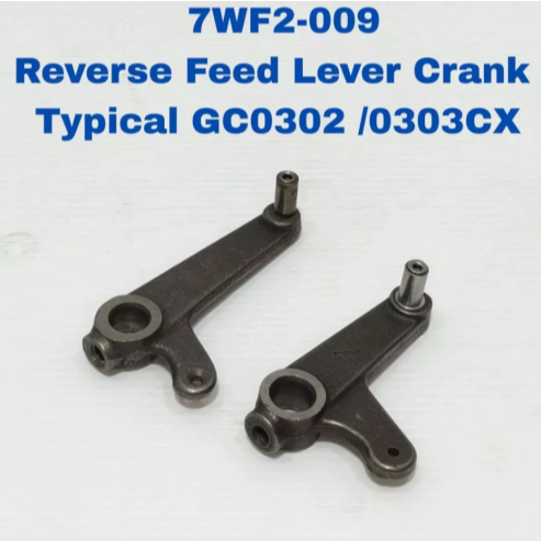 7WF2-009 reverse feed lever crank Typical GC0302 Bagian 4 No 9