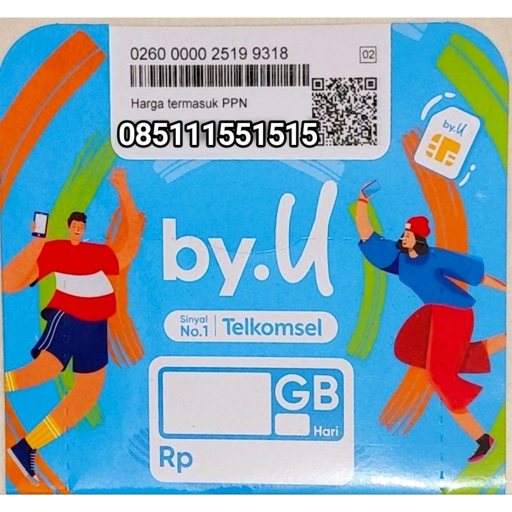 Perdana Cantik Telkomsel Byu Serian 0851