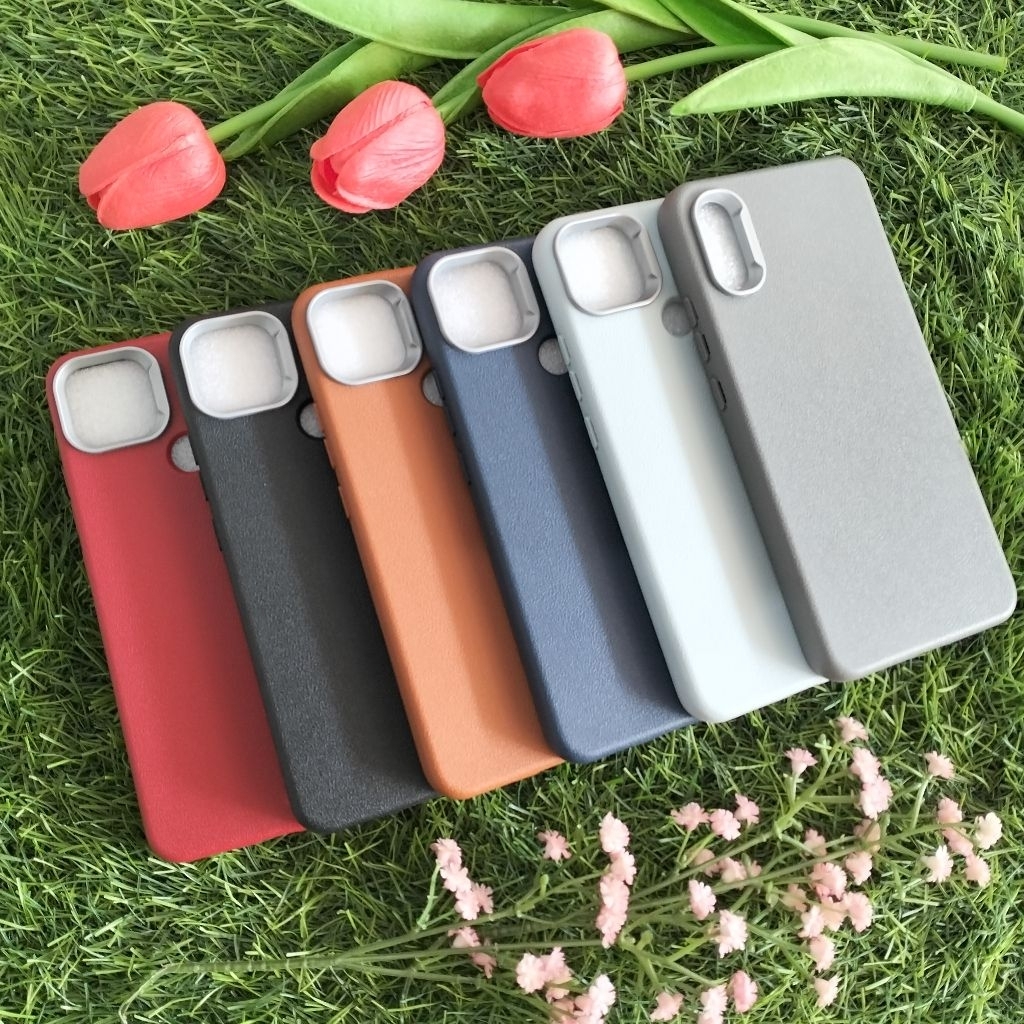 Softcase Oppo A12, A5s, A15, A1k, A3s, A54 DLL. Case Polos Kulit Jeruk Premium Camera Protection