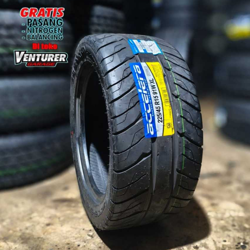Ban Mobil Semislick 225/45 R15 ACCELERA 351 SPORT GD BAN BALAP R15