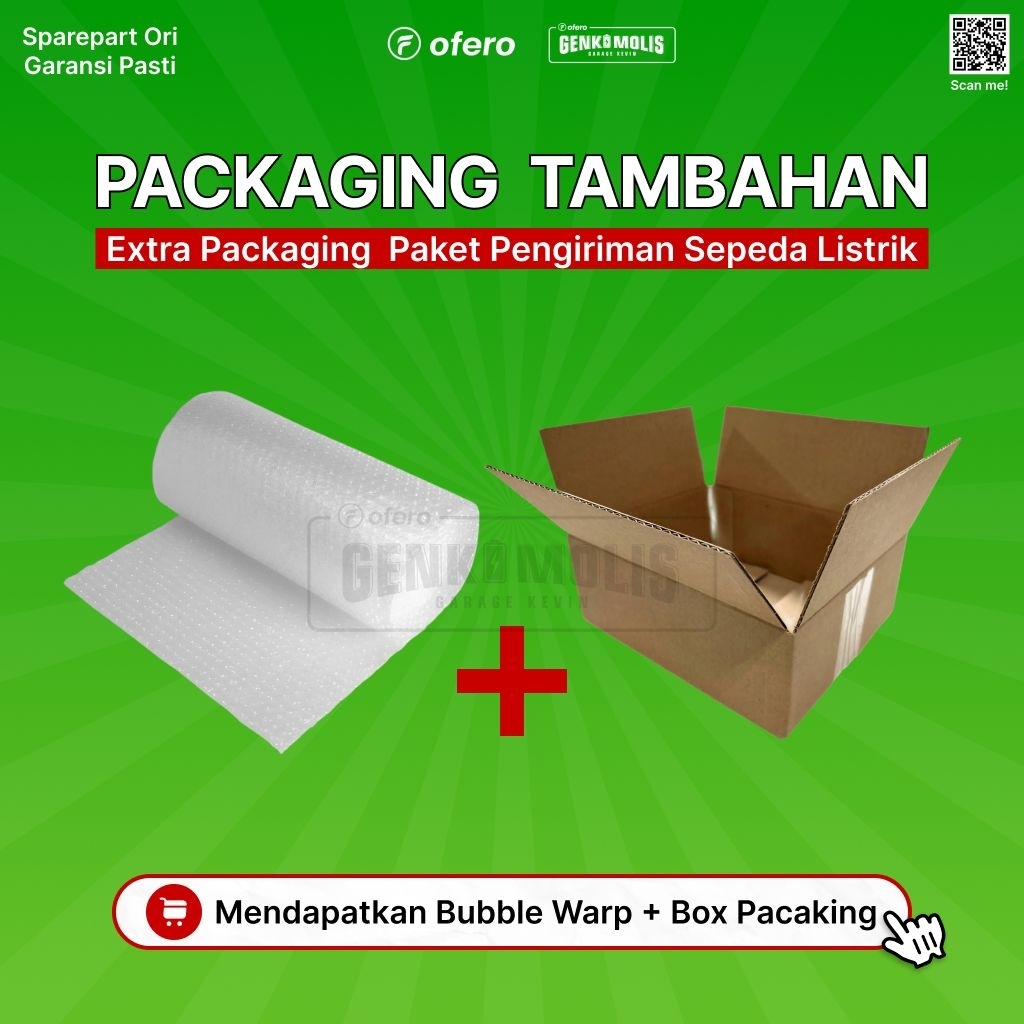 Extra Packing Paket Pengiriman Sepeda Listrik