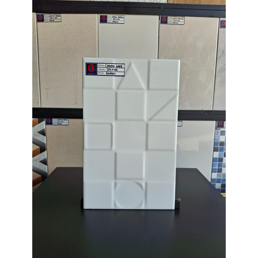 Keramik Dingding 25x40 Canna White