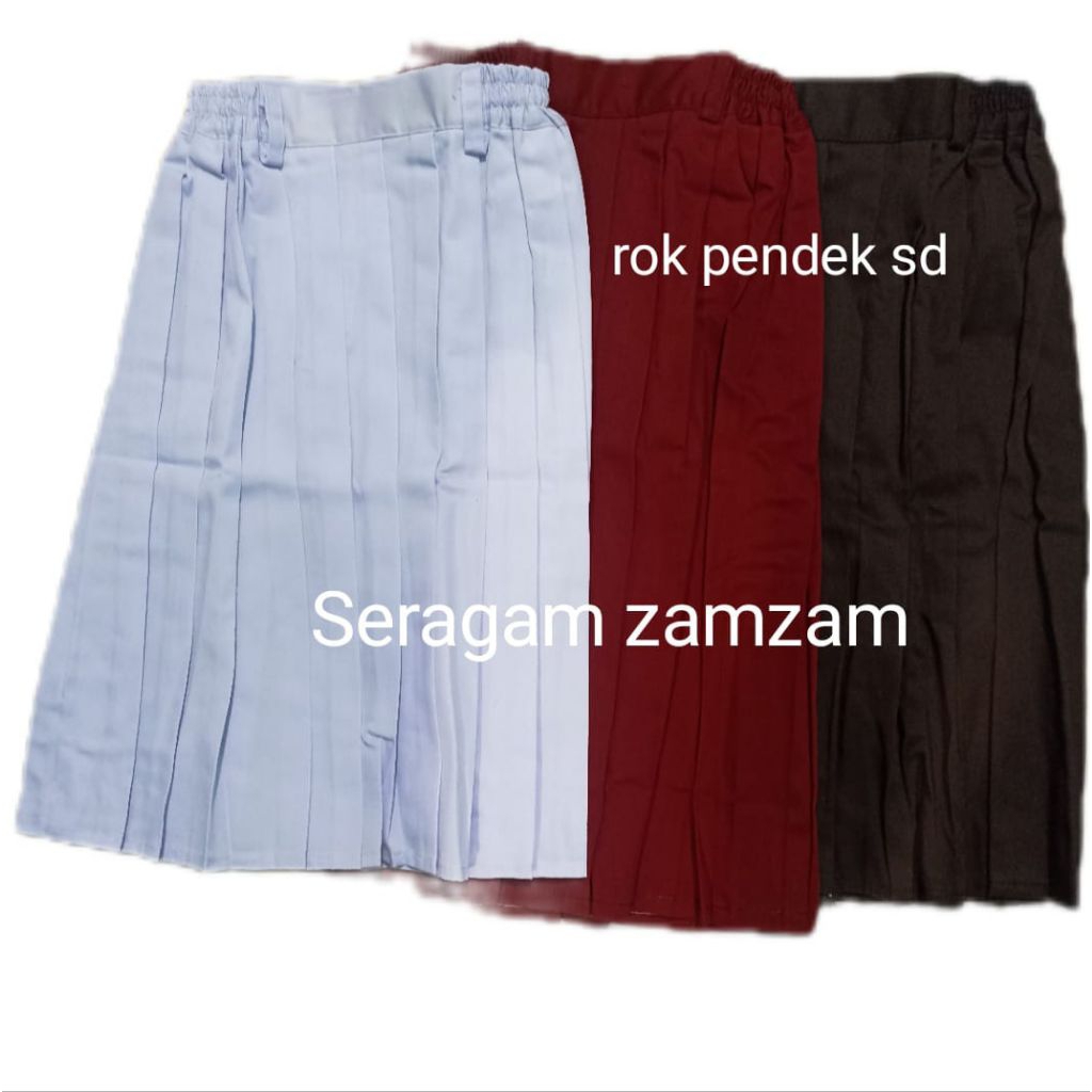 Rok pendek sd seragam sd rok merah putih coklat sd seragam sekolah seragam sd