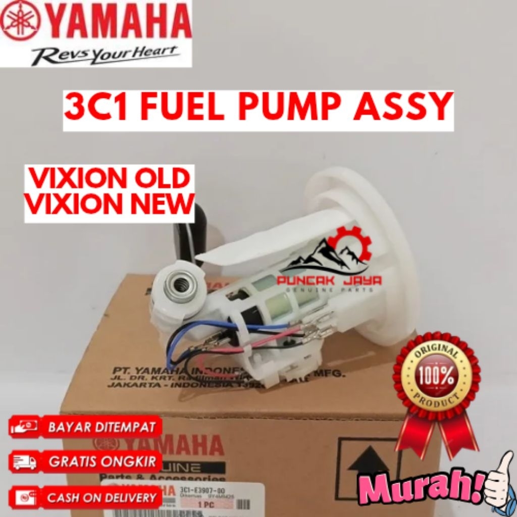 FUEL PUMP ASSY ORIGINAL YAMAHA KODE 3C1, FUEL PUMP ASSY VIXION OLD, FUEL PUMP ASSY VIXION NEW