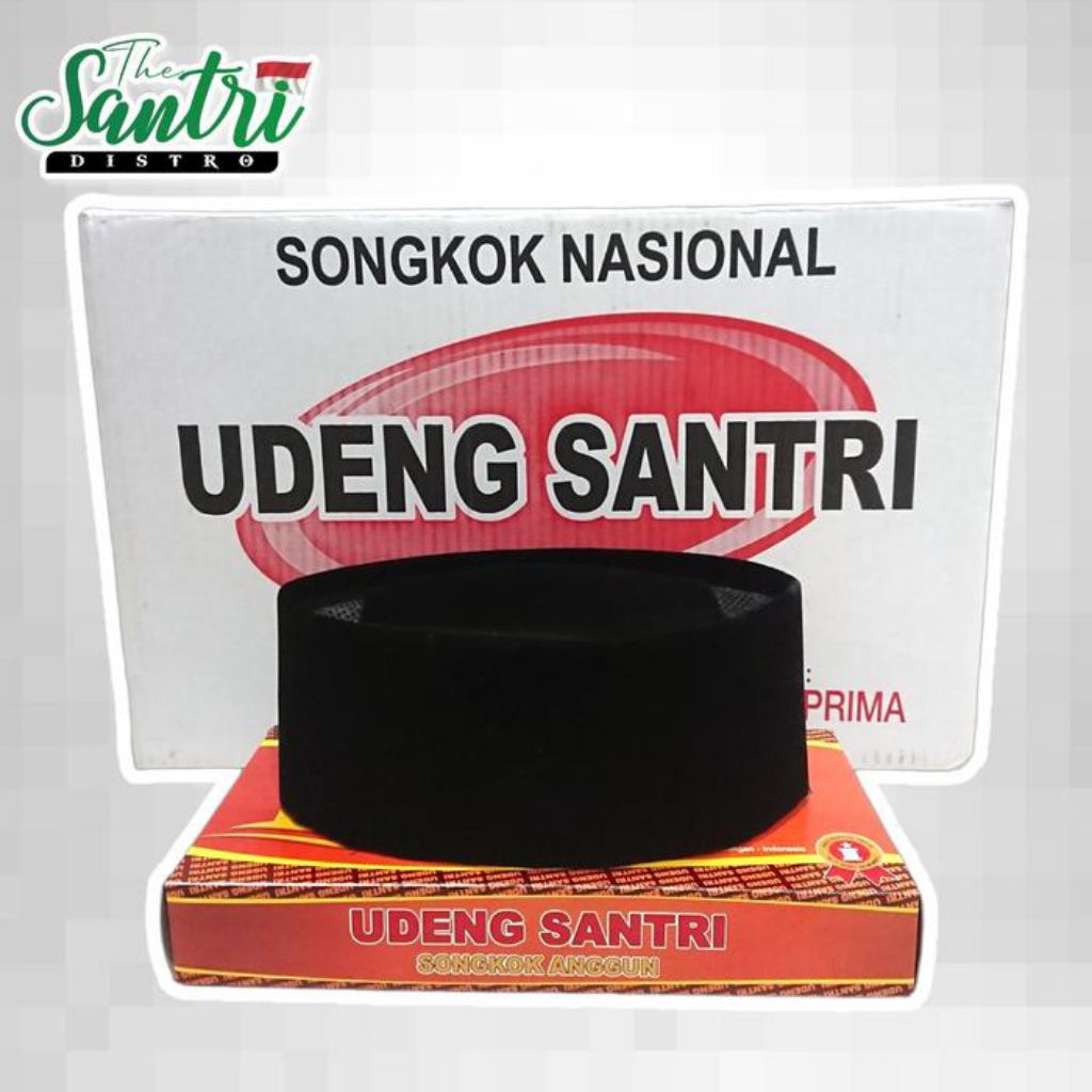 songkok hitam polos, songkok udeng santri premium, peci santri