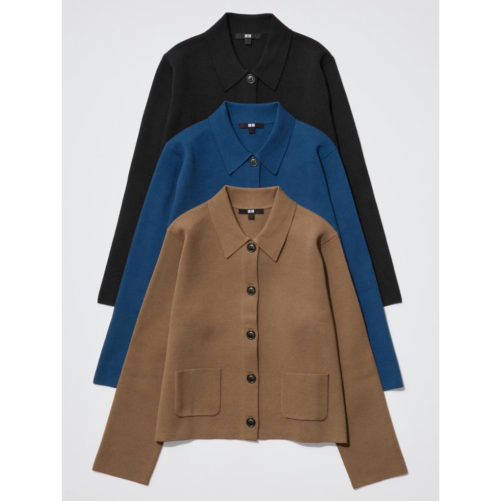 PRELOVEDMilanoRibbedKnittedJacketUniqlo