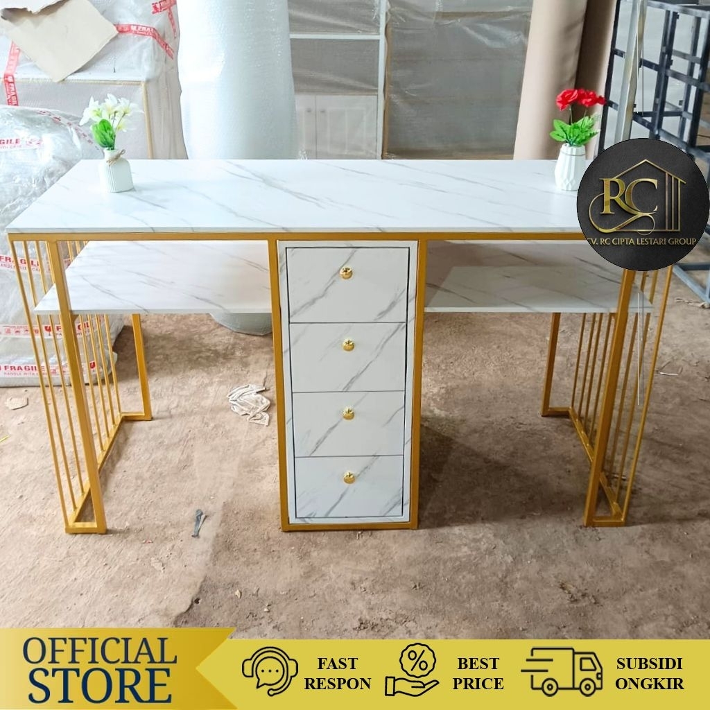 Meja Nail Art Laci Meja Nail Art Aesthetic