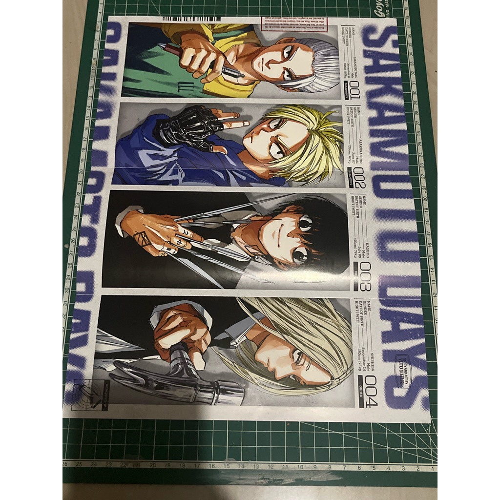 [Official]POSTER SAKAMOTO DAYS/Blue Box dari GIGA JUMP WINTER 2025