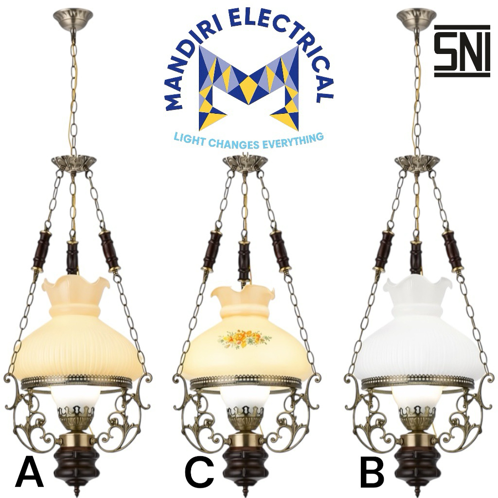 Lampu Gantung Klasik Lampu Jawa Lampu Antik Betawi HK99024