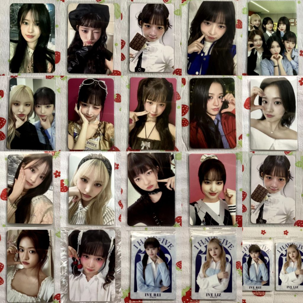 pc photocard official ive yujin liz rei empathy secret switch