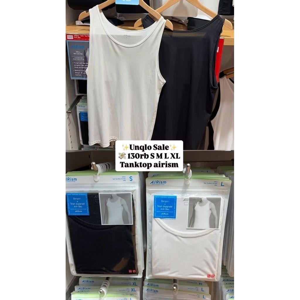 UNIQLO COWOK TANKTOP AIRISM