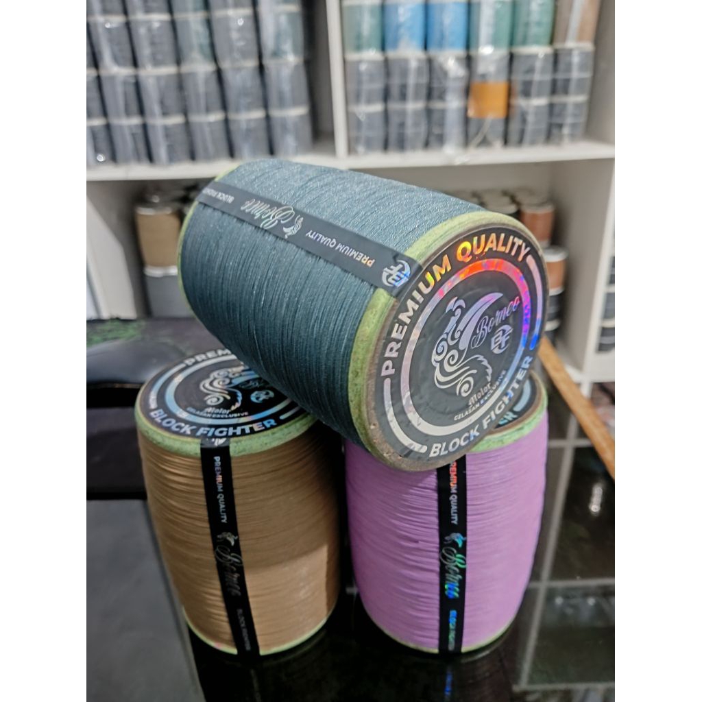 SENAR GELASAN MOLOR BORNEO 6000 YARD, SENAR MOLOR N66 SPECIAL TOURNAMEN, SENAR MOLOR KLOS KAYU