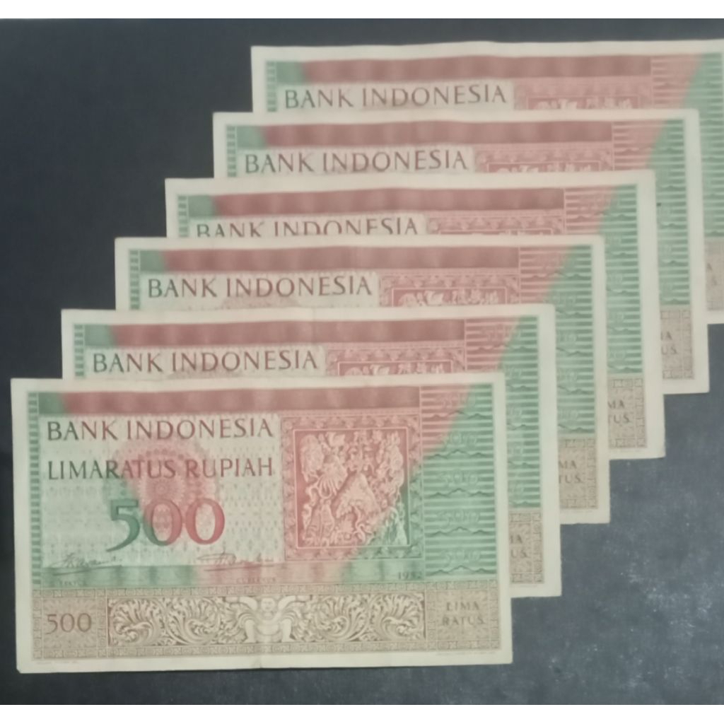 Uang Kuno 500 Rupiah Budaya Th.1952