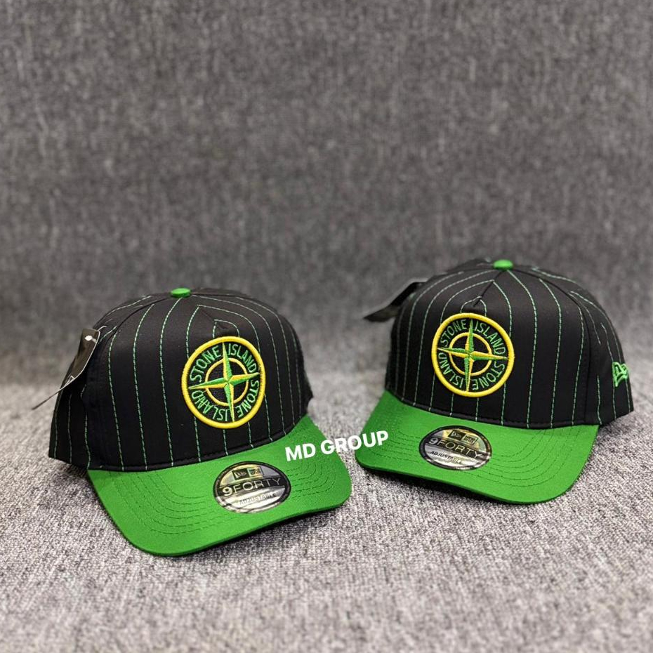 Diskon Topi Distro Pria Kekinian Caps Stond Island Model Salur Bahan Premium 2026.