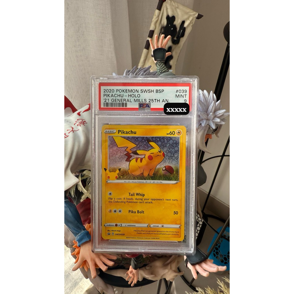PIKACHU - Holo PSA 9 2020 - Pikachu Holo 21 General Mills 25Th #039