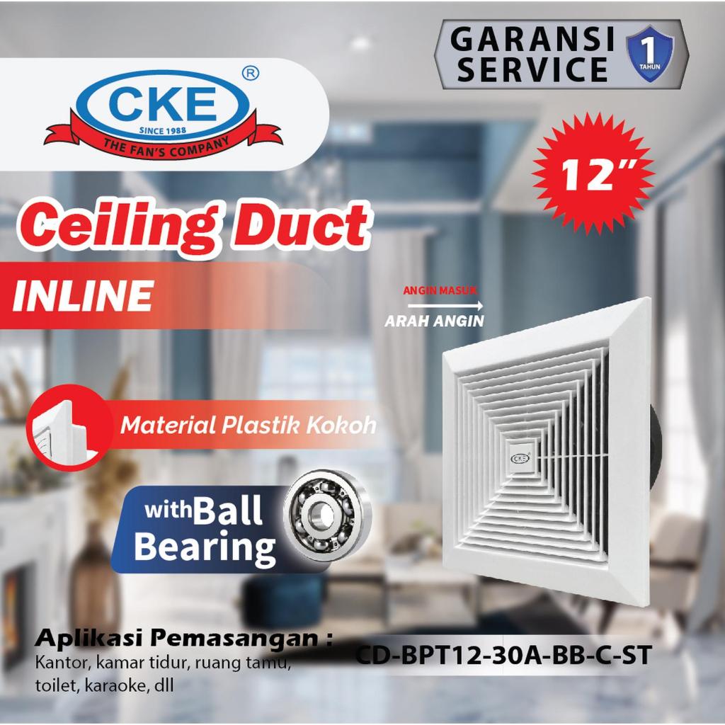 Exhaust Fan 12 Inch Hexos Plafon Ducting Penghisap udara Heksos Plafon