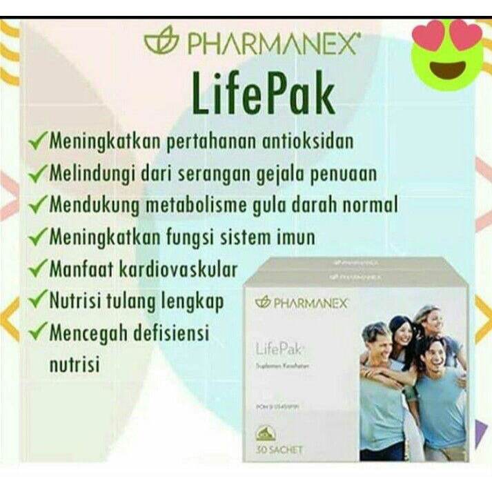 LIFEPAK® LIFEPACK®  Lifepak®  Original ED2027 Antioksidan Multivitamin New Sealed