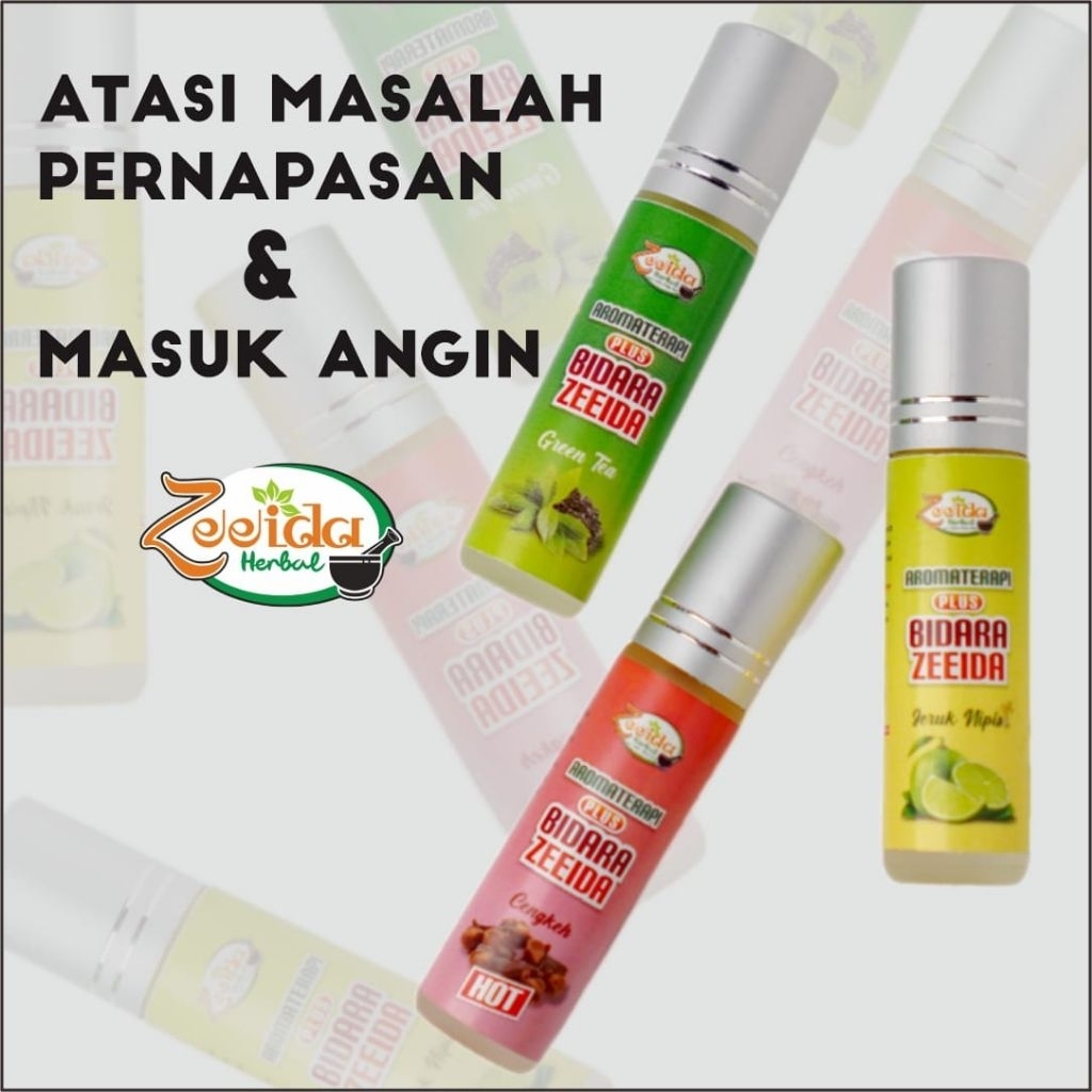Aromaterapi Bidara Zeeida masuk angin pusing mual kembung mabuk perjalanan hidung mampet