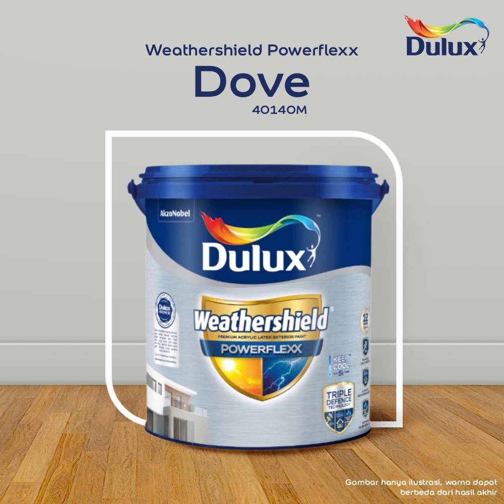 CAT DULUX WEATHERSHIELD POWERFLEXX 2.5 LT - DOVE 40140M