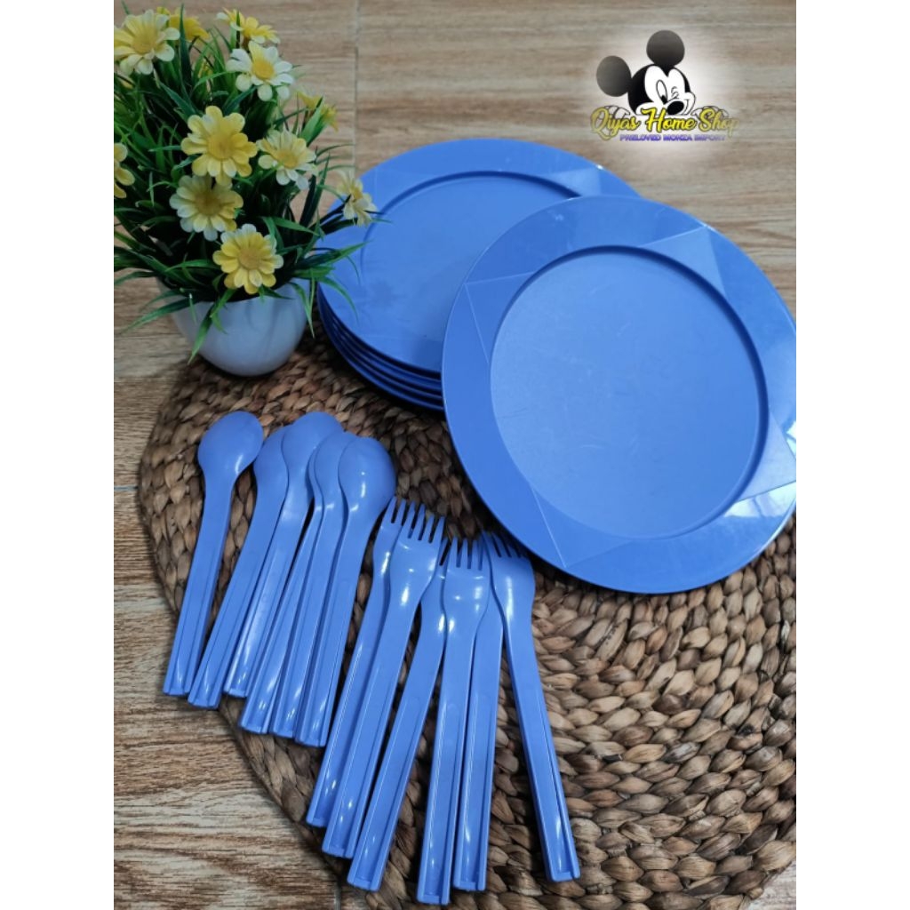 Set plate Tupperware activity/set 45K
