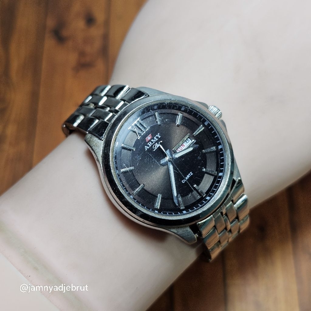 Jam Army Ltd All Stainless HC-7277 Silver Black Bekas