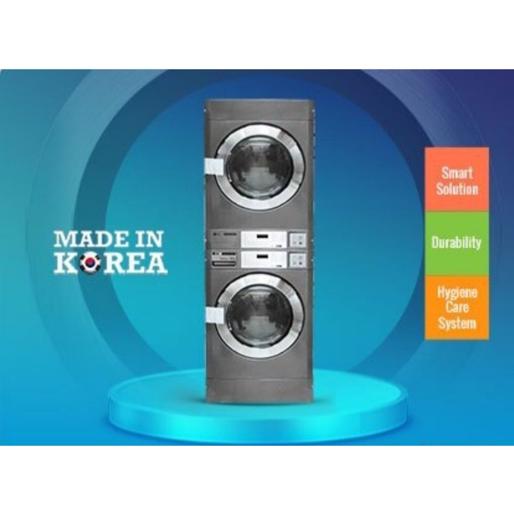 washer and dryer LG giant komersil