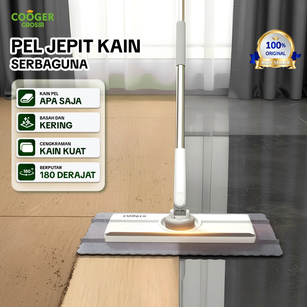 COOGER GROSIR Pel Panel Jepit Basah Kering Serbaguna Penjepit Baju Kain Bekas Menjadi Pel PRAKTIS Ra