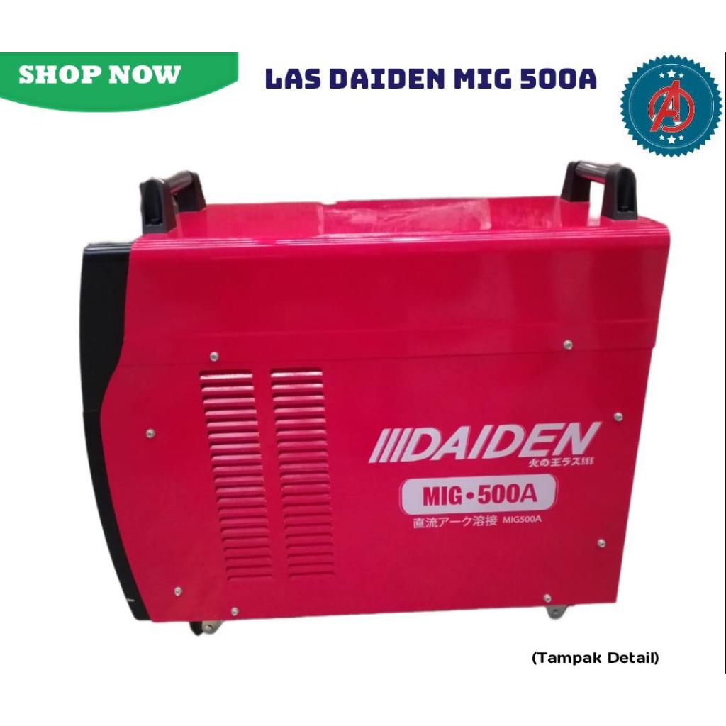 DAIDEN MIG 500 Mesin Las MMA MIG TIG Travo Las Inverter Trafo Las Co2 Flux Core Tanpa Gas 500A MIG 5