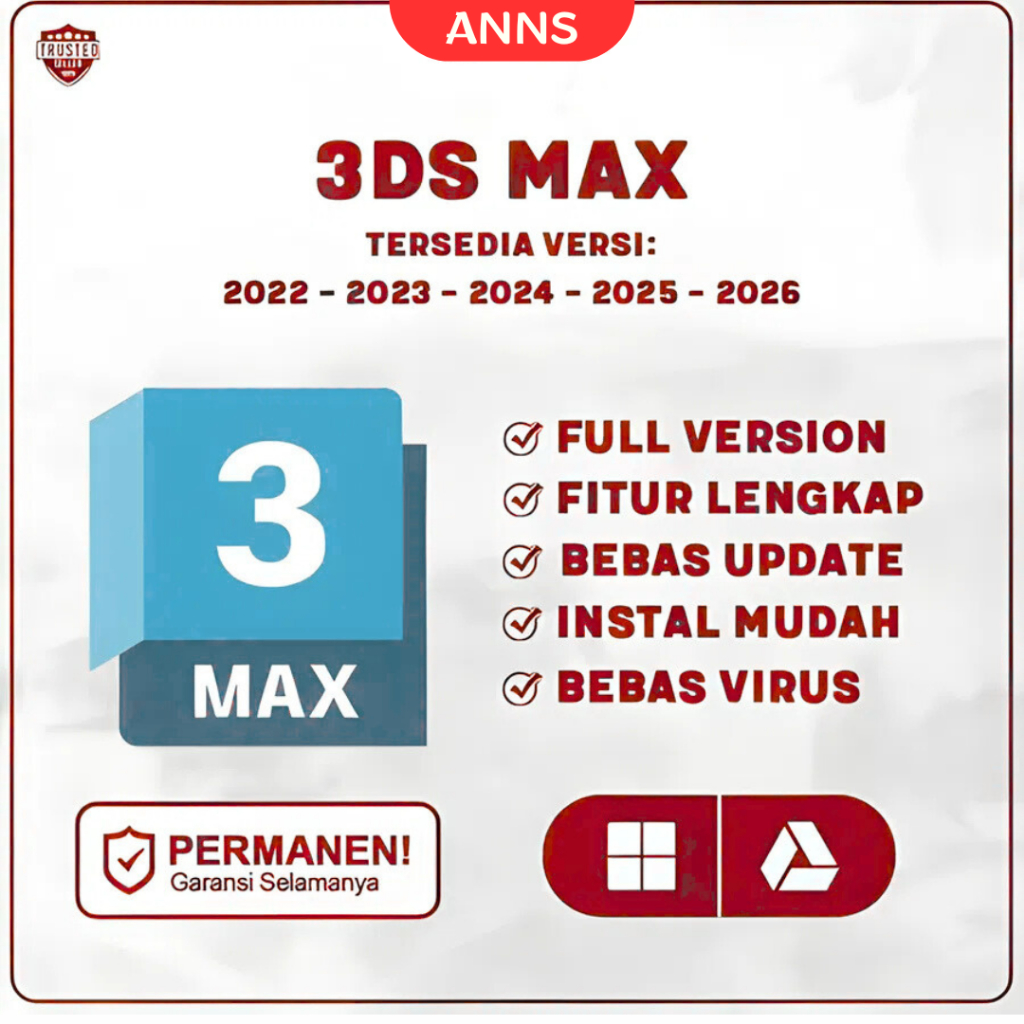 3ds Max 2026 + Vray Full Version Original Lifetime | Autodesk 3dsMax 3D Modeling Software (WIN) Belu
