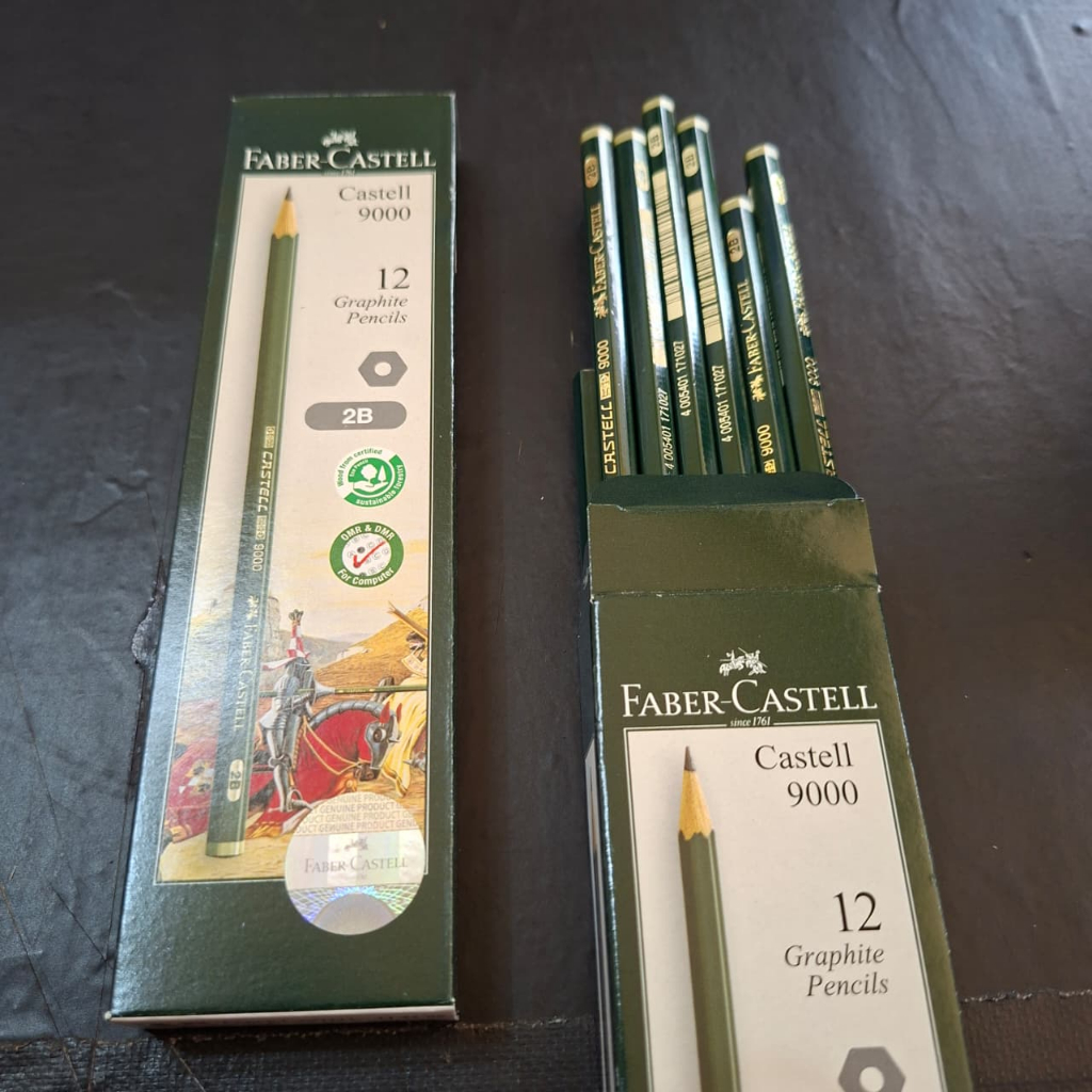 1 Lusin isi 12 Pensil 2B Faber Castell ASLI Pensil Faber Castell