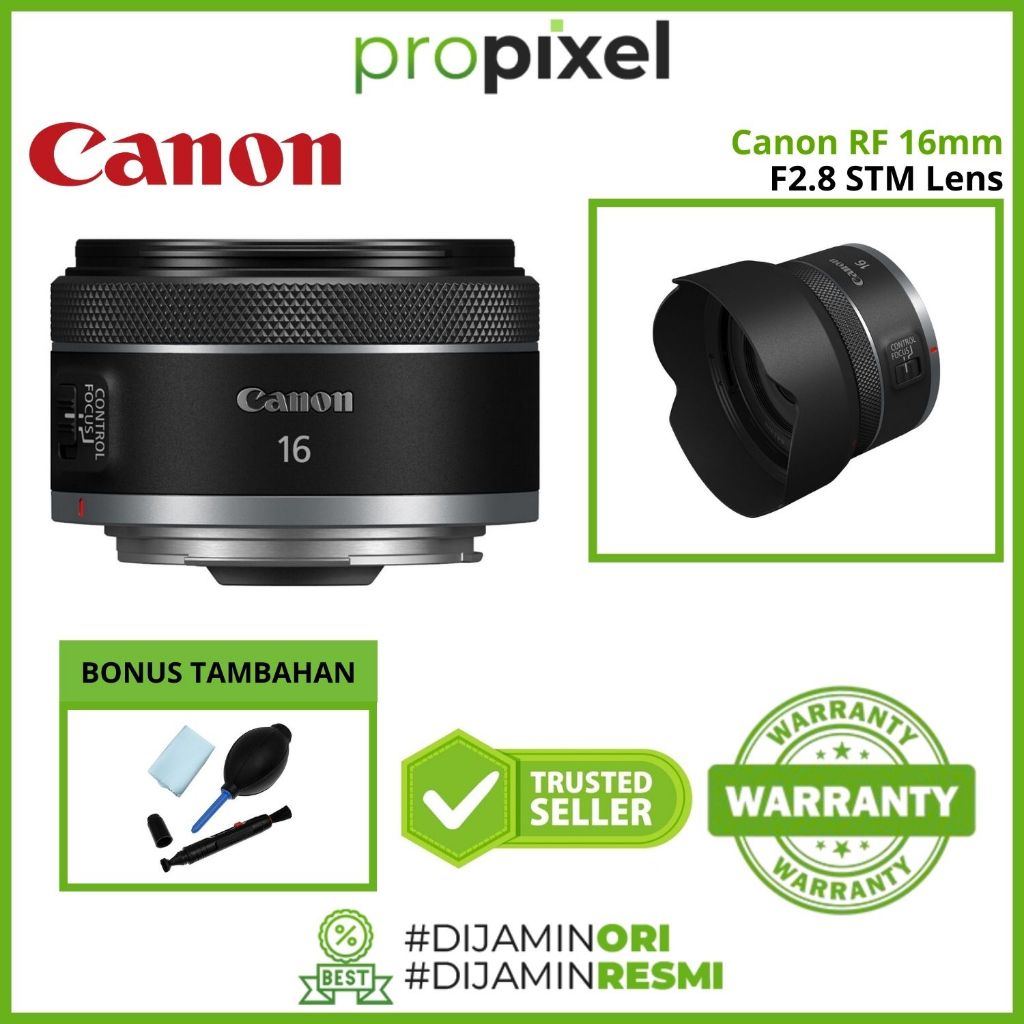 Canon RF 16mm f2.8 STM Fullframe Canon RF16mm 16 mm f/2.8 STM RESMI