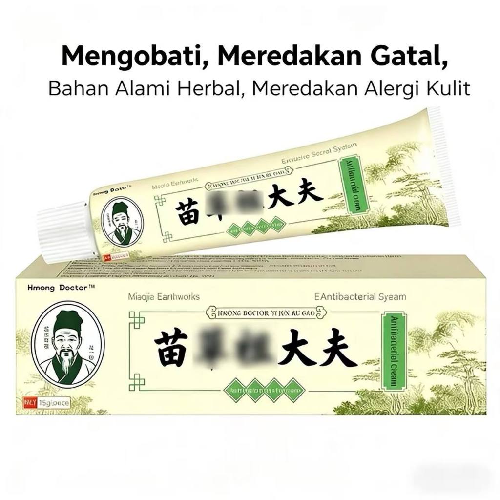 3pcs Salep Herbal Anti Gatal SUPER | Zudaifu Original | Ampuh Atasi Gatal, Alergi & Jamur Kulit