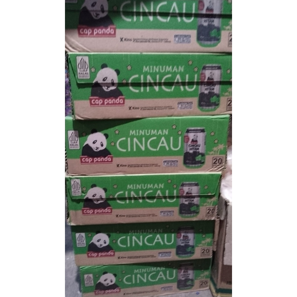 MINUMAN KALENG CINCAU PANDA 1 DUS ISI 20 PCS