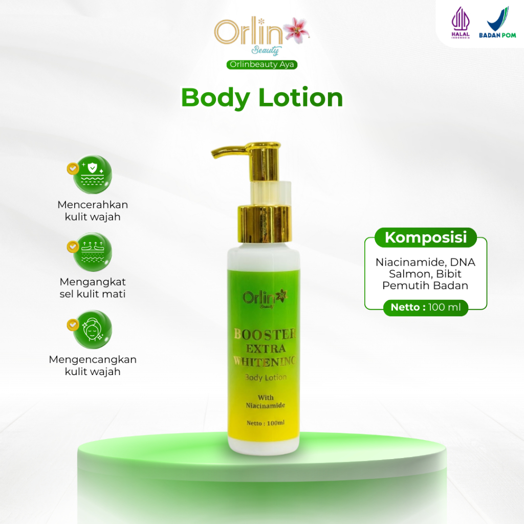 [ORIGINAL] HB DOSTING PLATINUM ORLIN BEAUTY – HANDBODY WHITENING BOOSTER 10X LEBIH CEPAT | BIBIT PEM