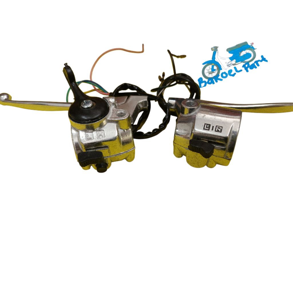 holder saklar sakelar lampu switch set handel kanan kiri motor yamaha L2G L2 G YB100 YB 100 YL2G YL