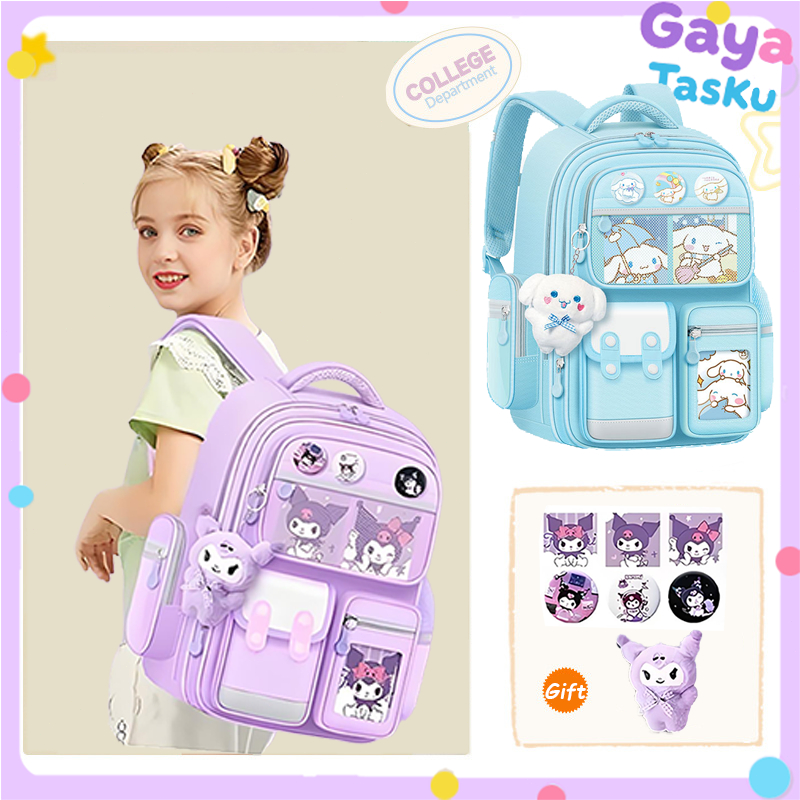 Tas Sekolah Kuromi Anti Air / Tas Anak Tas Ransel Anak Sekolah / Tas Anti Air / Tas Punggung Anak / 