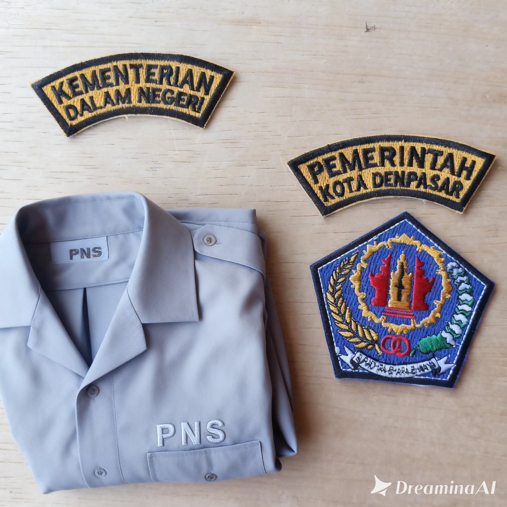 Emblem/Pacth Bordir Kota Denpasar Terbaru