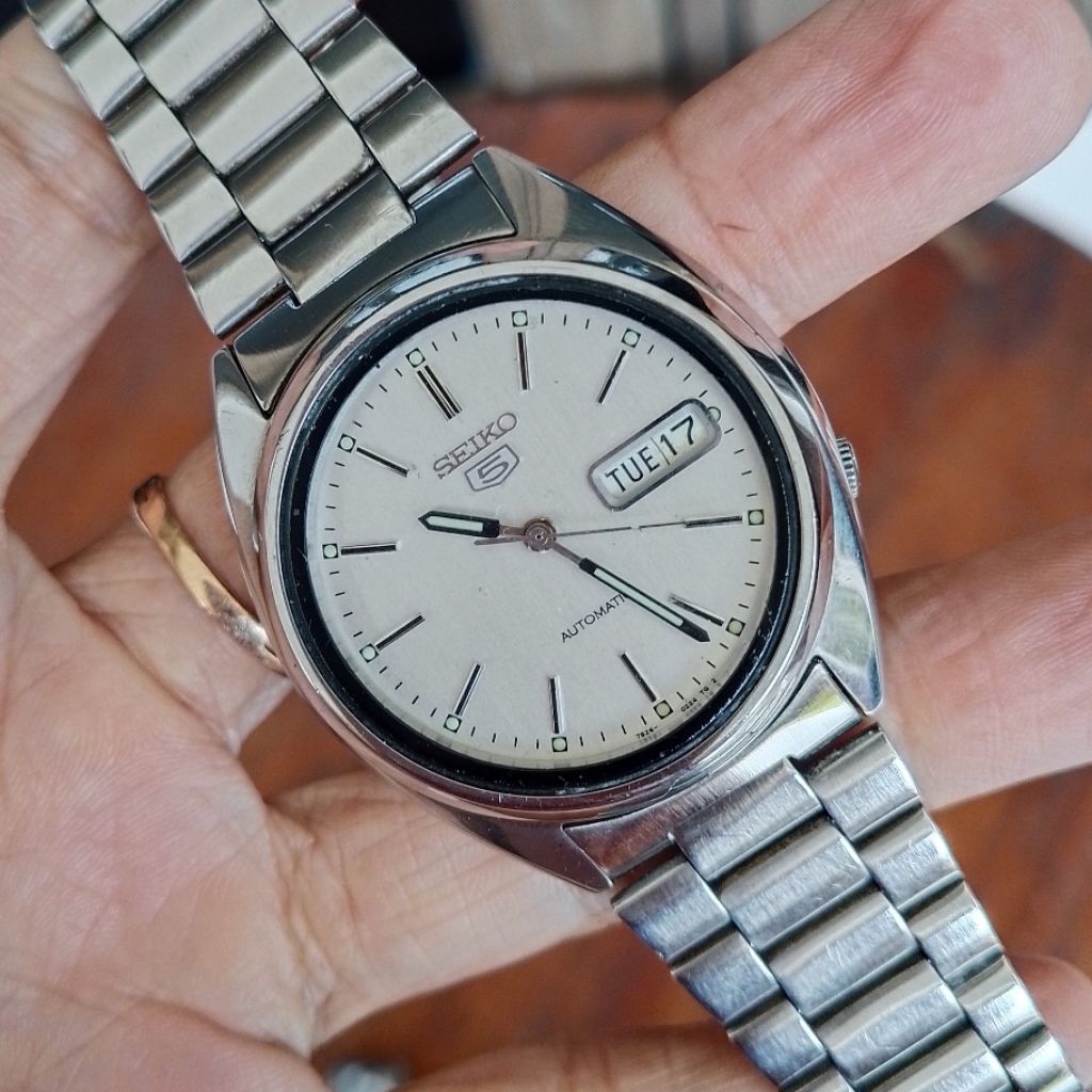 Seiko 5 Automatic Cal 7s26-0480 White Dial