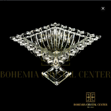 Crystal Centerpiece Bowl Berkaki - Czech Crystal Premium | BCC