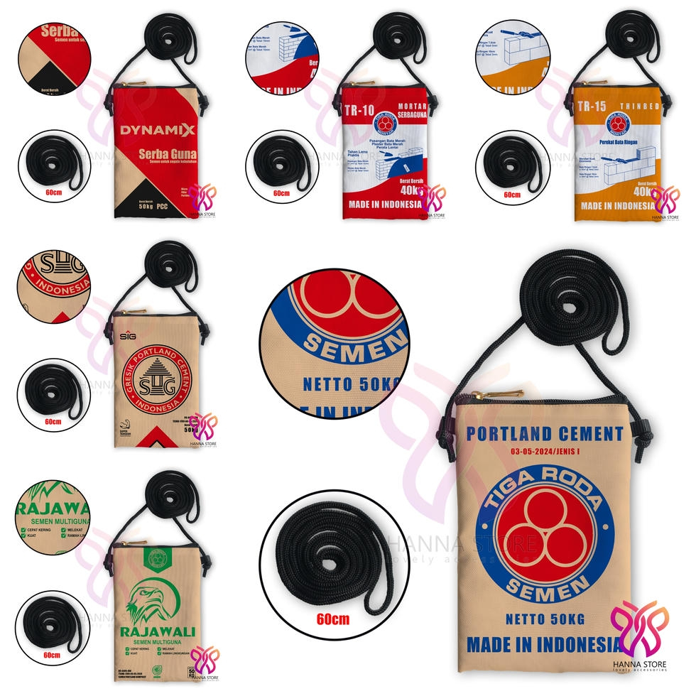 Tas Sling Bag Unik Semen Tiga Roda Dynamix