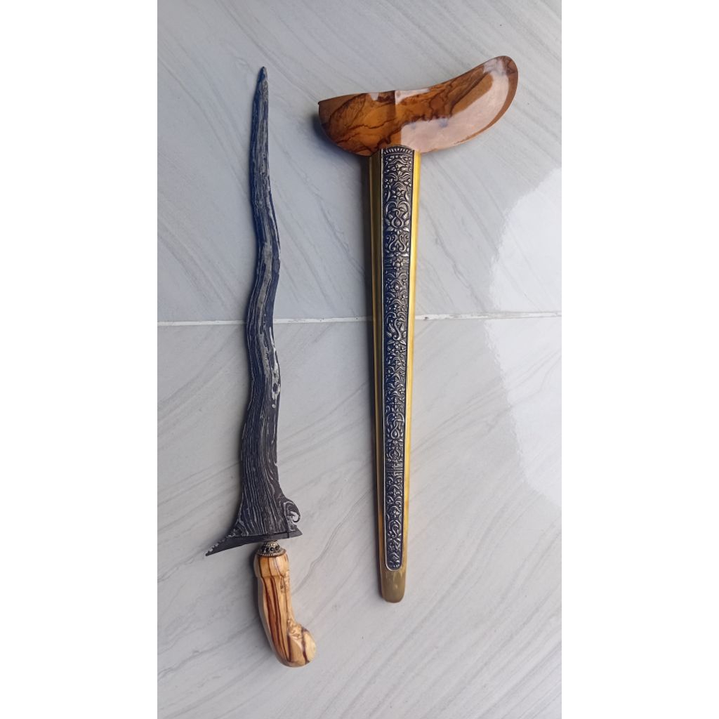Keris Pendawa Cinarito Luk 5 Dwi Pamor