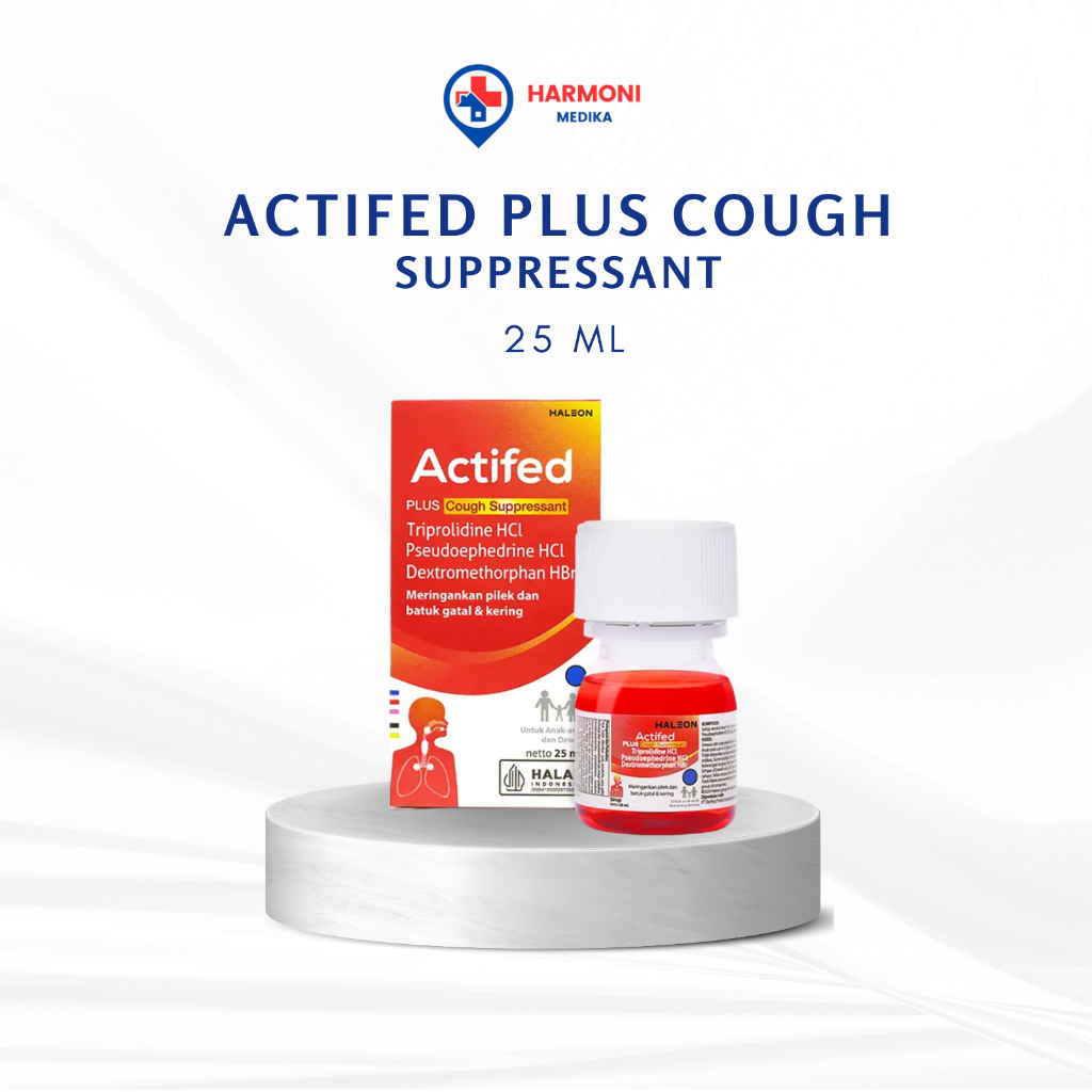 Actifed Plus Supressant Merah - Obat Batuk Pilek