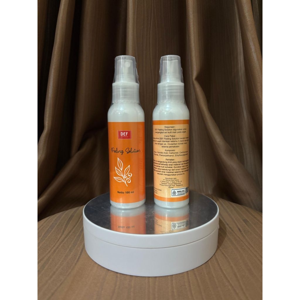 peeling solution DEF