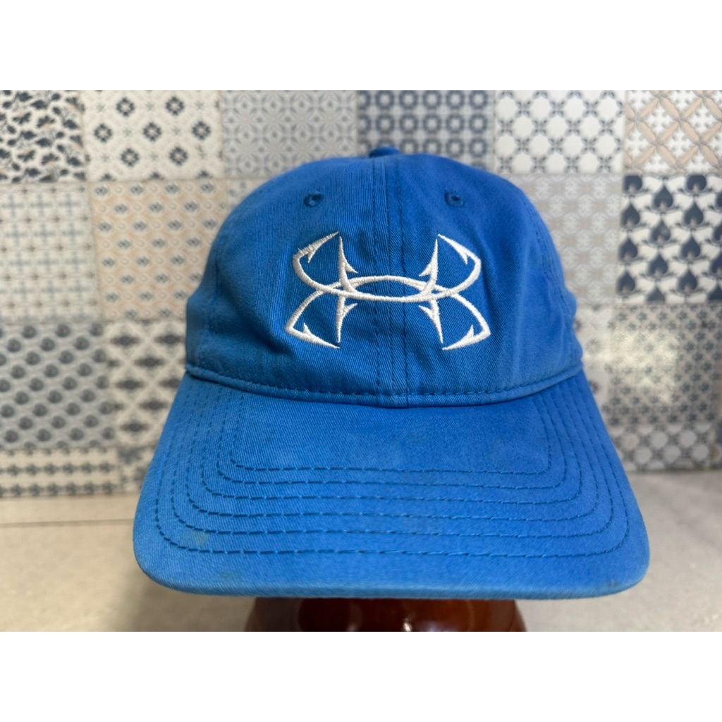 Topi Second Brand Branded Under Armour Jumbo Original Full Tag Biru